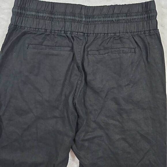 Athleta Size 4 Cabo Linen Jogger Black Casual Comfy Lounge see description - Picture 11 of 11